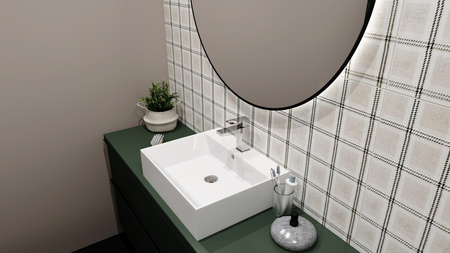 Umywalka nablatowa/wisząca Vista