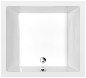 DEEP brodzik prysznicowy ze stelażem, 100x90x26cm, biały