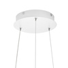Lampa wisząca FRILL LED biała 45 cm