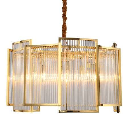 Lampa wisząca IMPERIO złota 80 cm