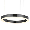 Lampa wisząca CIRCLE 60 cm - LED, ring tytanowy