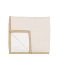 Serene Quilted Bedspread Oatmeal 2600x2400mm