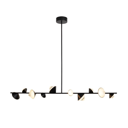 Lampa wisząca CONE LED 130 cm- czarna listwa sufitowa z dekoracyjnym elementem świecącym