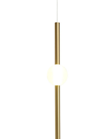 Lampa wisząca O-LINE 93 - LED, 93 cm, mosiądz