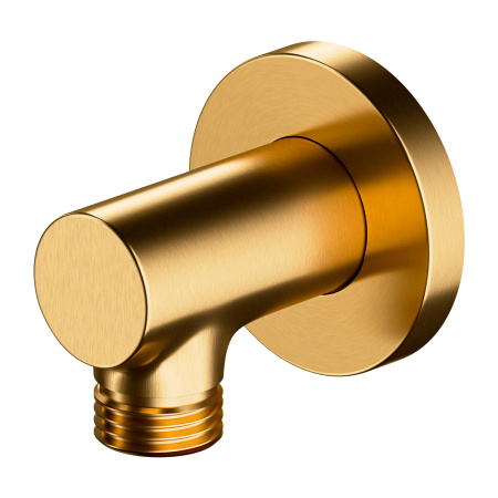 przyłącze kątowe, złoty szczotkowany