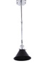 LAMPA ŚCIENNA LOFTOWA CHROMOWANA DERI W2