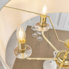 Nixon 6 Pendant Light Brass