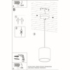 Lampa wisząca ORBIS 1 czarny