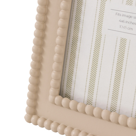 Cove Beaded Photo Frame 6x4in Mocha