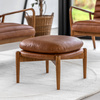 Datsun Footstool Antique Brown 555x475x395mm