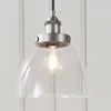 Hansen 1 Pendant Light Brushed Silver