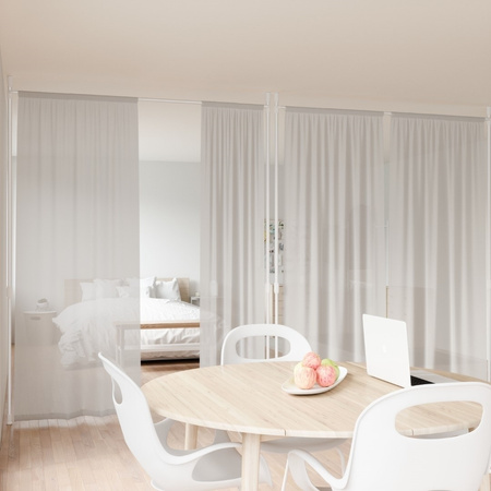 UMBRA karnisz ANYWHERE biały