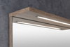 KORIN STRIP lustro z oświetleniem LED 60x70x12cm, dąb platin