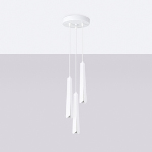 Lampa wisząca PRYSM 3P biała