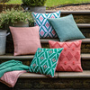 Aroha Geo Printed Cushion Apricot 450x450mm