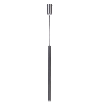 SOPEL 1 PROSTY SREBRNY / przewód antracyt lampa wisząca