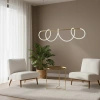 Lampa wisząca FANTASIA LED złota 120 cm