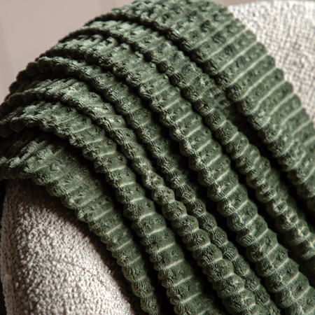Winson Flannel Throw Olive 1400x1800mm