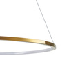 Lampa wisząca CIRCLE SLIM 80 cm - LED, ring złoty