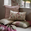 Dursley Check Cush Cranberry&Olive 450x450mm