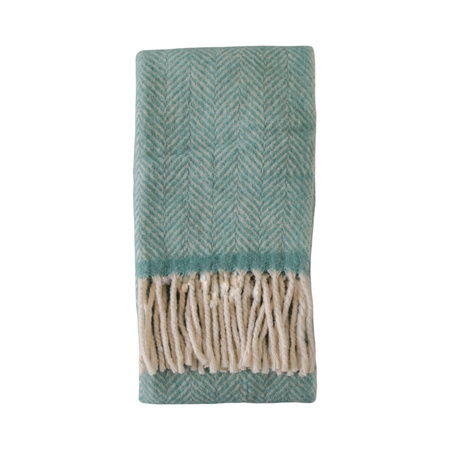 Wool Throw Duck Egg 1300x1700mm