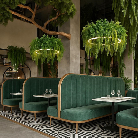 MOOSEE lampa wisząca GARDENS 160 czarna