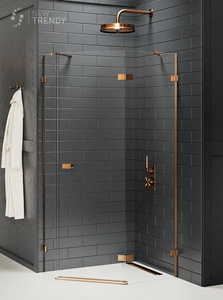 KABINA AVEXA COPPER PIĘCIOKĄTNA L 80x80x200 CZYSTE 6mm ACTIVE SHIELD