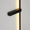 Lampa ścienna SOUL LED czarna 90 cm