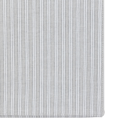 Woven Striped Table Runner Grey 360x2500mm