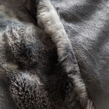 Marshmallow Rabbit Faux Fur Throw 1300x1700mm