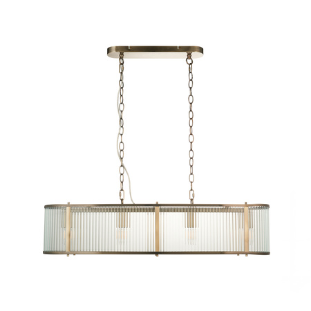 Ridgeton 4 Pendant Light Fitting Antique Brass