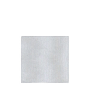 Woven Striped Napkin Grey (4pk) 450x450mm