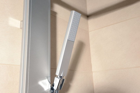 ROME zestaw prysznicowy z podłączeniem do baterii, wysokość 822cm, chrom