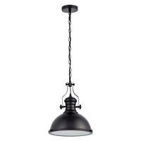 LAMPA WISZĄCA INDUSTRIALNA CZARNA DUŻA ELIGIO W3