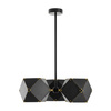Lampa wisząca NEW GEOMETRY-3 czarno złota 45 cm