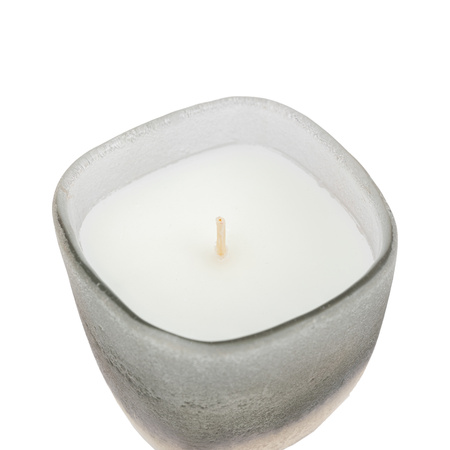 Mercury Candle White/Silver Small Amber & Lily