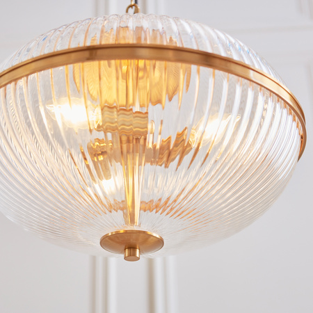 Somerset 3 Pendant Light Vintage Brass