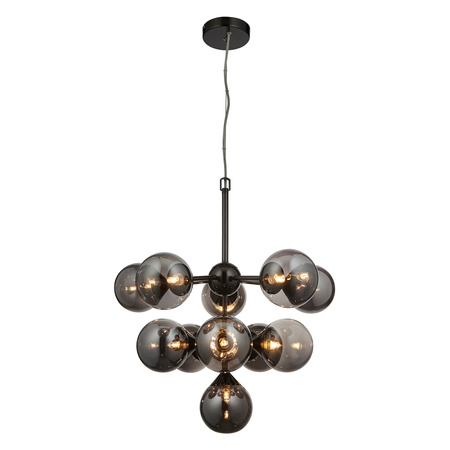 Oscar 11 Pendant Light Black Chrome