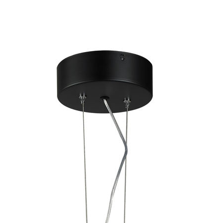Lampa wisząca ACIRCULO 60 cm - czrny ring LED