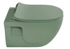 BRILLA WC wiszące, Rimless, 36,5x53cm, zielony mat