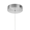 Lampa wisząca CIRCLE 40 cm - LED, ring nikiel szczotkowany