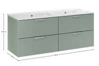 Zestaw meblowy 120cm z umywalką meblową Lava