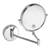 X-ROUND wiszące lusterko kosmetyczne, średnica 200mm, dwustronne, chrom