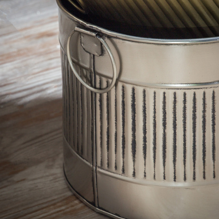 Veta Planter Large Nickel Antique 355x290x220mm