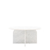 Amalfi Coffee Table White 800x800x400mm