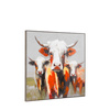 The Moo Crew Framed Canvas 795x35x795mm