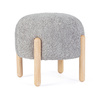 Taboret BIZZOTTO DAYLA – jasnoszary