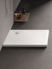 Brodzik MILD STONE akrylowy kwadratowy 80x80x4,5 biały