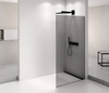 ARCHITEX BLACK MATT walk-in, 662 mm, szkło dymione