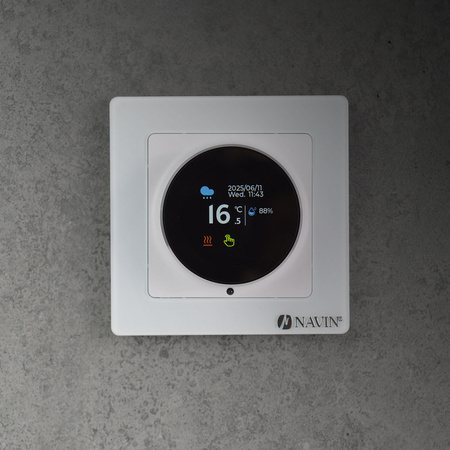 Termostat NAVIN EH20R-16A Wi-Fi, Tuya, do ogrzewania podłogowego, biały